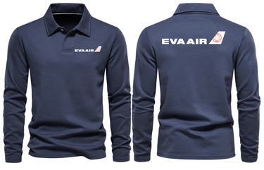 EVAAIR LONG SLEEVE POLO